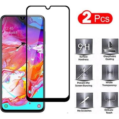 9D protector for samsung galaxy a70s glass protective on for sansung a 70 s samsong a 70s case 6.7 inches flim