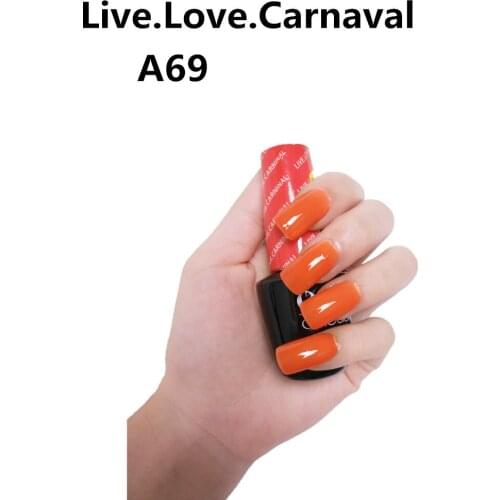 A69 Live.Love.Carnaval 15ml UV LED Gel Polish Vernis Permanent Lasting Shine opies Nail Art (need lamp dry)
