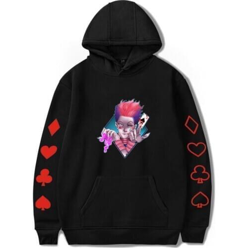 Anime HXH Hunter X Hunter Hoodie For Women Men Harajuku Sweatshirt Streetwear Hip Hop Pullover Hooded Jacket Hisoka Cosplay