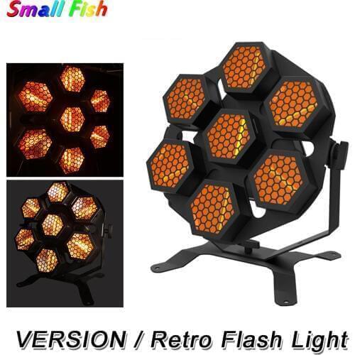 Flight Case Pack 7X30W LED Retro Flash Light Stage Effect Lighting Wash Light For Home Party Decorations LED Stage Light Wedding