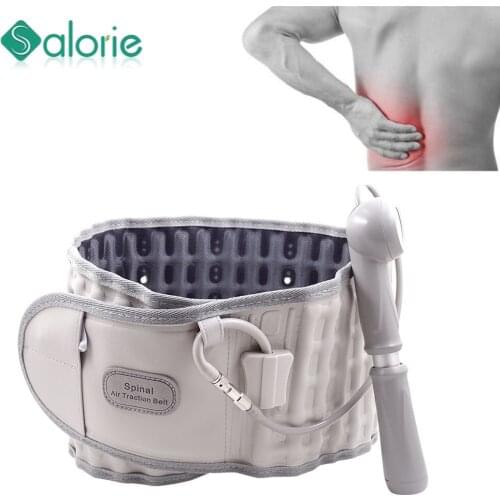 Waist Decompression Belt Back Massager Backache Pain Relief Lumbar Spinal Air Traction Brace Supports Belt Bone Health Care