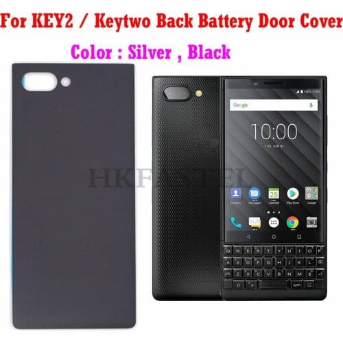 HKFASTEL Keytwo Back cover For BlackBerry KEY2 BBF100-1 BBF100-4 Housing Back Battery Door Cover CASE With Glus Tools