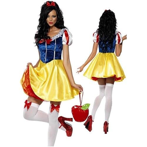 Europe and the United States Snow White princess costume dress Cinderella cosplay Halloween role playing cosplay game uniform