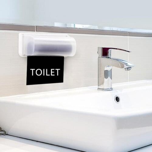 Kitchen Garbage Bag Plastic Wall-mounted Garbage Bag Storage Box Rubbish Bag Organizer Trash Bags Holder Waste Storage For