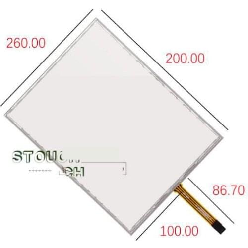 New 12 inch five wire resistive touch screen G121SN01 LT121SS-105 G121X1-L04 handwriting screen 260*200