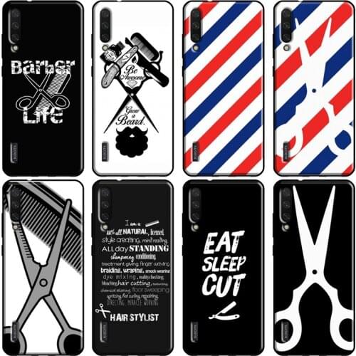 Barber Stripes Scissors Case For Xiaomi Mi 10T Pro 9T Mi Note 10 Lite Mi 11 9 Coque For POCO X3 F2 Pro M3 Case