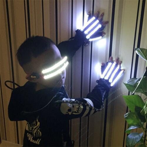 Birthday Gift LED Luminous Flashing Illuminate Children Gloves Led Party Glasses Stage Show Event Party Supplies
