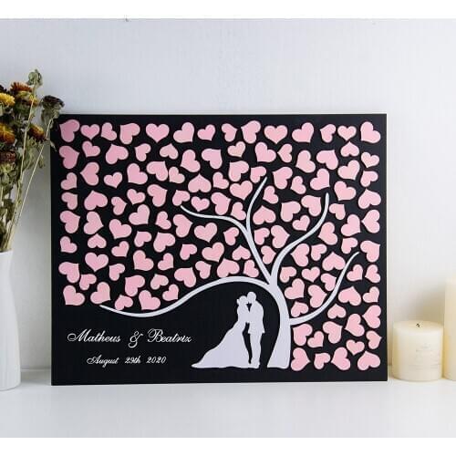 Custom 3D wedding guest book tree Rustic guestbook Unique Guestbook Wooden Tree of Life Personalized Wedding Decor Gift