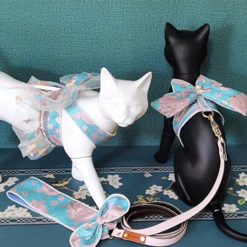 Princess dog harness dog accessories dog harness dog leash cat accessories dog supplies pets french bulldog dogs