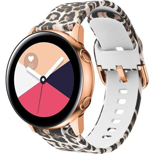 22 20mm Silicone Watch Bands For Samsung Galaxy Watch 3 Active 2 44mm 40mm Gear S3 Strap For Huawei Watch GT 2 Amazfit Bip GTR 2