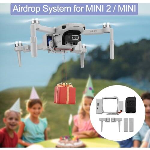 Airdrop System for DJI MINI 2/MINI Drone Fishing Bait Wedding Ring Deliver Life Rescue Throw Thrower Dropping Transport Gift