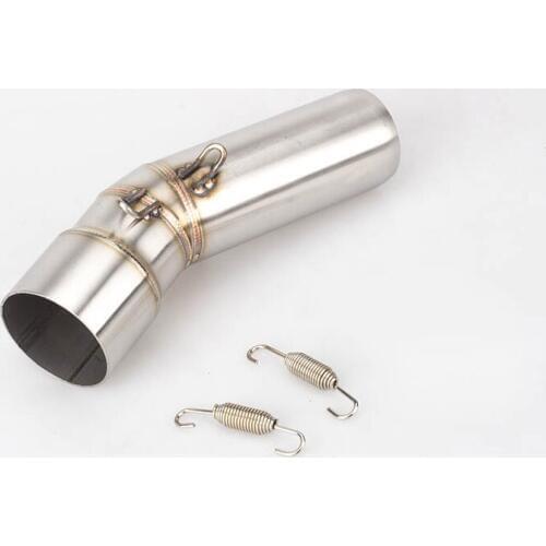 Motorcycle Exhaust Middle Link Pipe Connection Pipe Stainless Steel For BMW F650GS F700GS F800GS F800R F800GT 2009-2016 Slip On