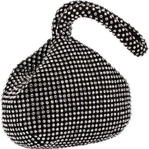 Rhinestone Evening Bag Lady ClutchTote Bag Handbag Women Fashion Luxury Evening Bags Female Vintage Hand Bags for Dressing Party