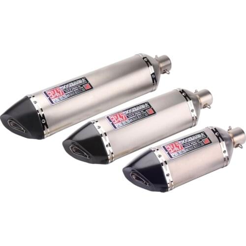 Inlet 51mm 61mm Motorcycle Exhaust Pipe Yoshimura Universal Motorbike Scooters Pitbike Mufflers DB Killer Escape Moto