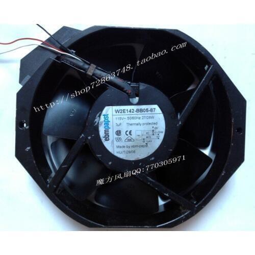 West Germany 17038 W2E142-BB05-87 AC 115V 27 / 28W fan