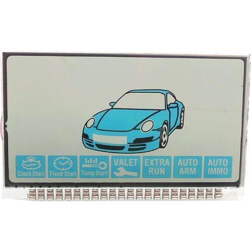 Russian version C9 lcd display for Starline C9 lcd remote two way car alarm system
