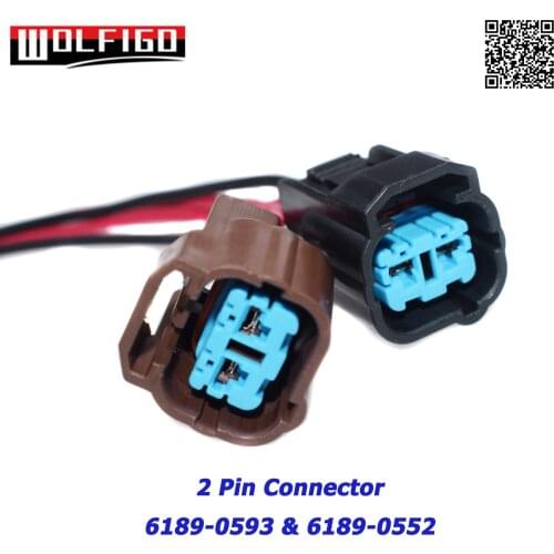 1545-2W,1614-2W 2 Pin Electrical Automotive Cable Socket Female Connector 6189-0593 6189-0552 for Honda Jazz GD3 Engine Gearbox
