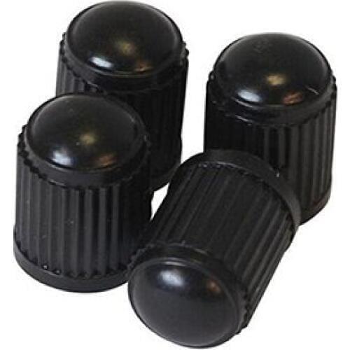 4Pcs/lot Plastic Bike Bicycle Valve Dust Caps Car Van Motorbike Tyre Tubes Black