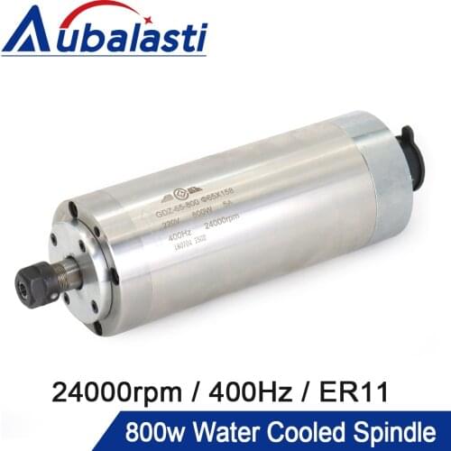 800W CNC Router Spindle Motor 220V 5A Water Cooling Spindle GDZ-65-800 ER11 24000rpm for CNC Wood Router Machine