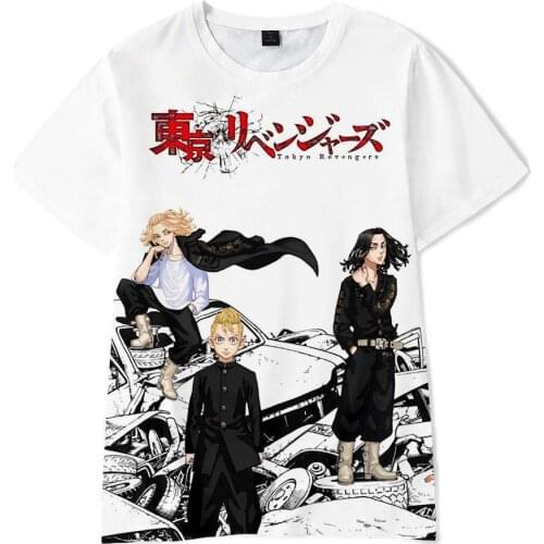 9 Styles Anime Tokyo Revengers Sano Manjiro Cosplay T-shirt Summer Beach Costume Baji Keisuke Tokyo Manji Gang Full Size Party