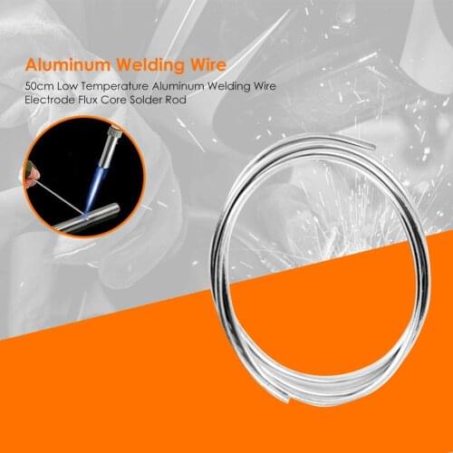 500mm Aluminum Weld Flux Cored Wire Rod Environmentally Friendly and Non-Corrosive Stick Low Temperature Aluminum Electrode