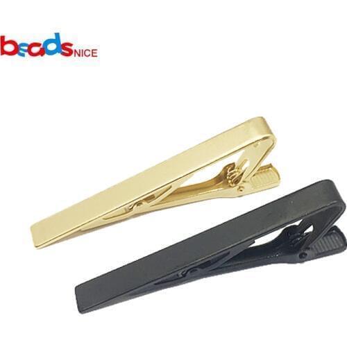 Beadsnice ID39655smt2 Stainless Steel Monogram Tie Bar Personalized Gift For Him Personalized Tie Clip Grooms gift