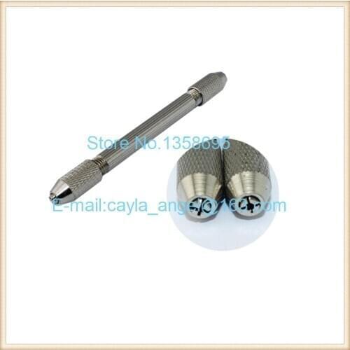 Double-Ended Collet Nut Kit Pin Vise Clamp Lock Stainless Steel Keyless Chuck Bolts Collets jewelry diy making Tools