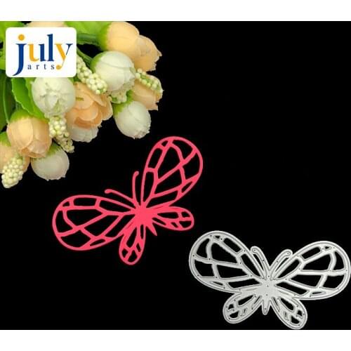 Julyarts Insect Butterfly Hollow Design Frame Embossing Metal Steel Cutting Die DIY Scrapbooking Invitation Photo Card Embossing