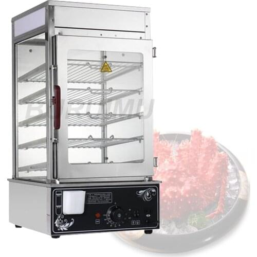 Commercial Electric Food Steamer Display Convenient Fast Food Steaming Machine Bun Steamer Bread Food Warmer