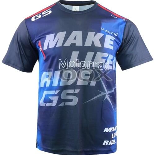 GS Motorcycle ADVENTURE Motor Locomotive Riding Quick Dry Short Sleeve For BMW Motorrad Motocross Summer T-shirt Mens