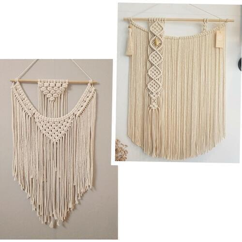 Macrame Wall Hanging Cotton Handmade Woven Wall Tapestry Handmade Wall Hanging Tapestry Wedding Ceremony