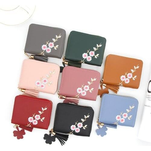 Fashion Pu Leather Women Wallets Fashion Zipper Wallet Student Coin Purse Card Holder Female Coin Purse