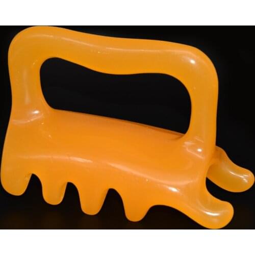 Natural resin Scraping bar stick Chinese Traditional Acupuncture Massage hand back Body Gua Sha Board Beeswax Scrape Therapy