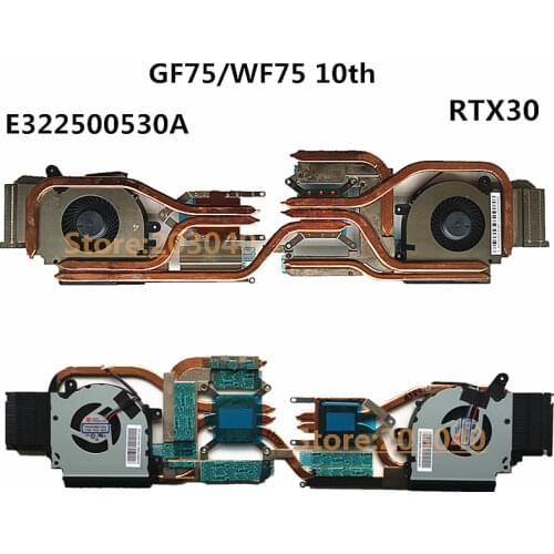 New Original Laptop/Notebook CPU/GPU cooling Radiator Heatsink&Fan for MSI GF75 9SD 9SE MS-17F3