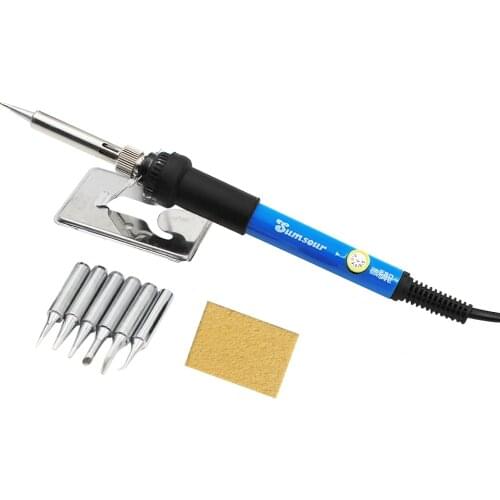 New 220V 110V 60W Adjustable Temperature Soldering Iron Soldering Station Rework Station Repair Tool Electric Soldering Iron Kit