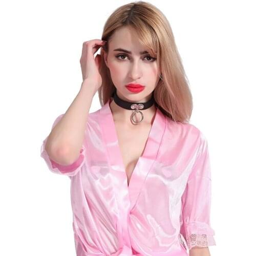 SM Sex Bondage Collar Erotic Punk Leather Bondage Restraints Necklace BDSM Fetish Sex Toys for Women Adult Games for Couples