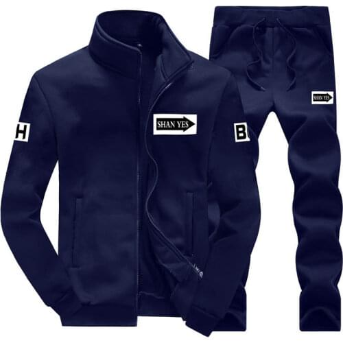 8XL Plus Size New Joggers Sports Suit Zipper Tracksuit Men Jacket+Pants Two Piece Set Outwear Casual Sportswear Sweatshirt