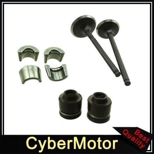 Engine Intake Exhaust Valves Stems Seals For Zongshen 190cc 2V Z190 Engine ZS1P62YML-2 Pit Dirt Bike
