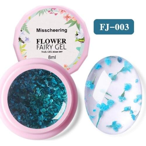 Nail Japanese Dry Flower Transparent Flower Fairy Petal Glue Phototherapy Nail Polish Gum Plant Nail Polish