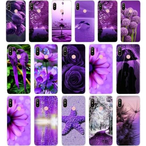 41 infinity on purple gift Soft Silicone Tpu Cover phone Case for Xiaomi Redmi 6 8 8a Note 8 Pro 8t case