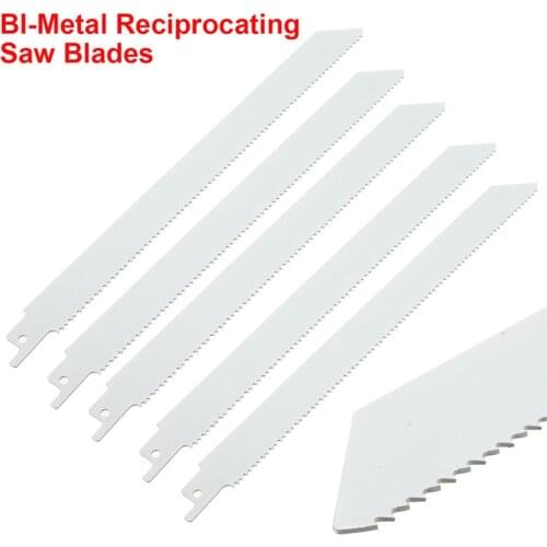 1Pc 225mm Saw Blades Set Bi-metal Woodworking Wood Fibreboard Metal Cutting Reciprocating Saw Blades Power Tools Accessories