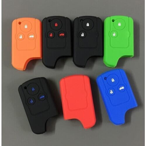 2/3 Buttons silicone rubber key cover case shell protector For Honda CRV Accord Civic Odyssey Intelligent Smart Key