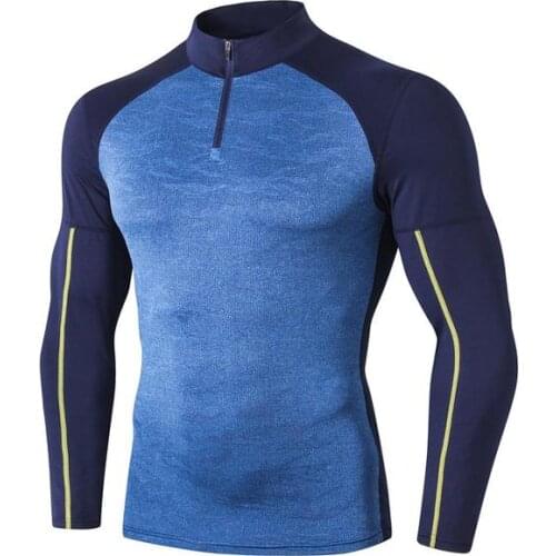 2021 Mens Outdoor Fitness Trainning Sets Winter Running Sportsuits Jogging Long Pants Elastic Compression Gym Sets Sweatshirt