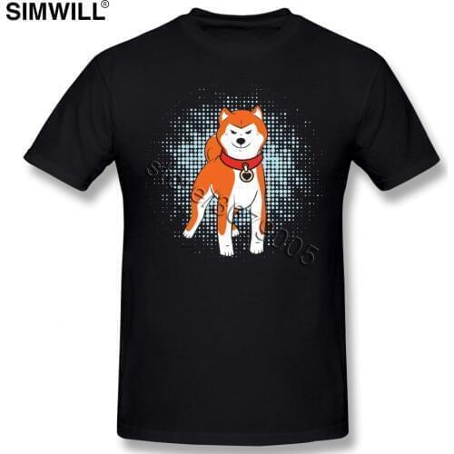 4XL Japanese Akita Doge T Shirts Mens American Fashion Tees Short Sleeve Funny Dog Mens Designer Shirts