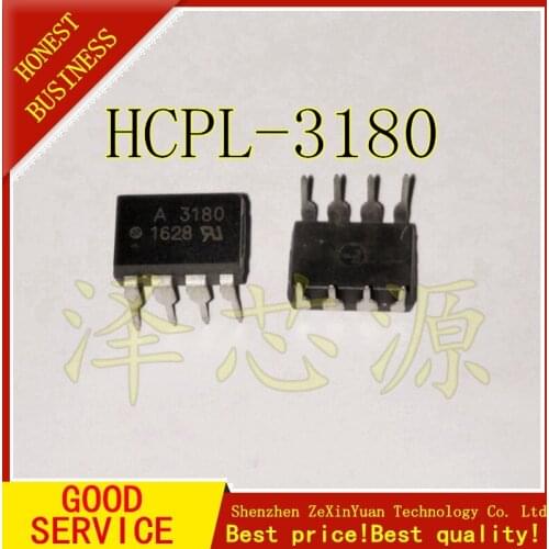 5PCS/LOT HCPL-3180 A3180 3180 DIP-8 Best quality