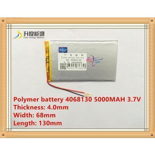 Good Quality COSLight Cell 3.7V 5000mAH (Real Capacity) Li-ion battery for 8,9,U9GT3 Tablet PC 4.0*68*130mm (4068130)