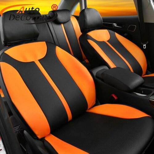 AutoDecorun PU leather auto cover seat for toyota venza 2010 car seat cover cushion custom fit seat supports accessories styling