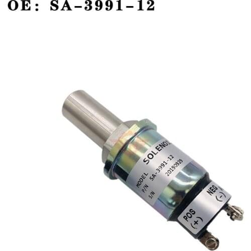 Construction machinery parts flameout solenoid valve flameout switch OE: SA-3991-12 Made in China