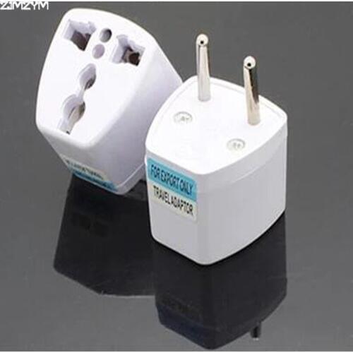 1PC Travel Converter Adapter EU to US,UK,HK etc Adapter Converter Changeover Plug 2 Pin AC Power Plug Adaptor Multi-purpose plug