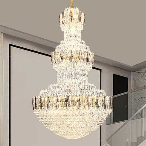 European Style Atmospheric Villa Living room Lamp Crystal Chandelier E14 Lamp Bedroom Lamp Study Lamp Dining room Lamp
